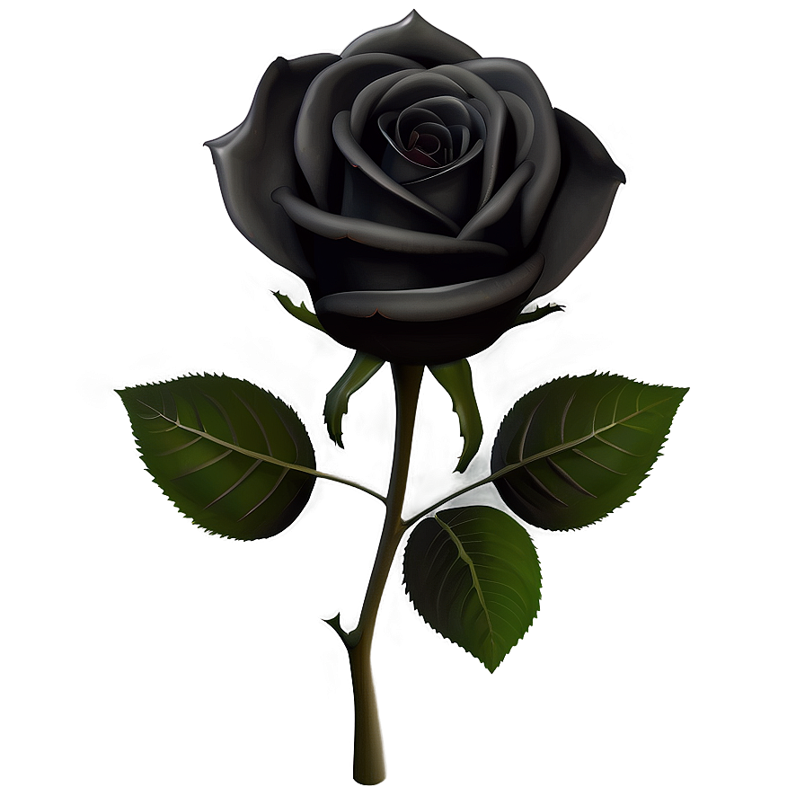 Dark Elegance Black Roses Png 06212024