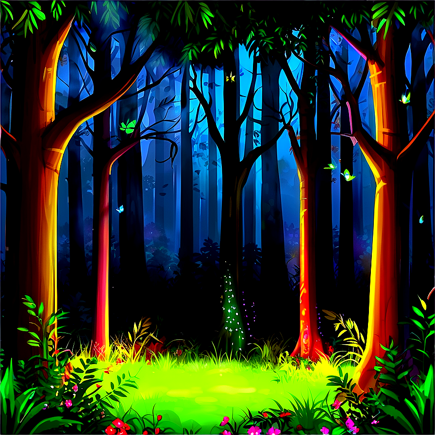 Dark Enchanted Forest Png Xcb23