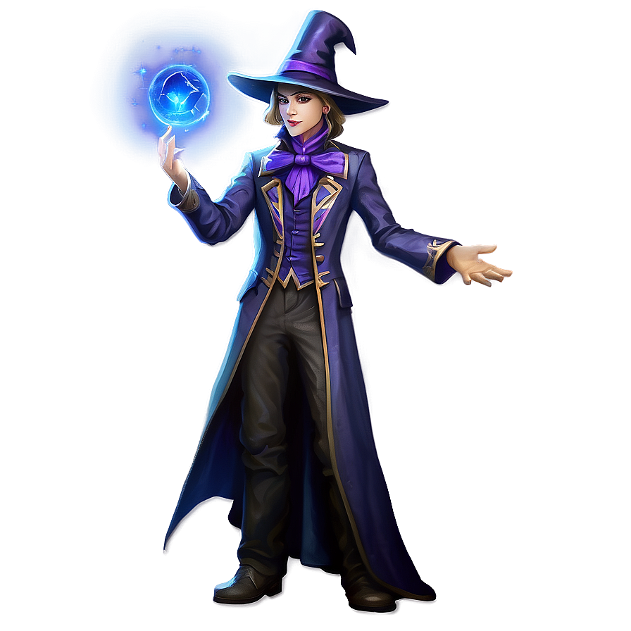 Dark Fantasy Magician Png Qjs