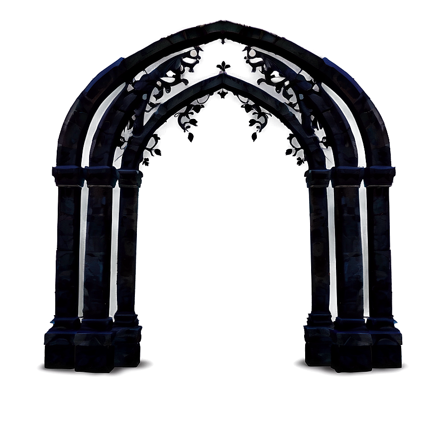 Dark Gothic Archway Png Dfv45