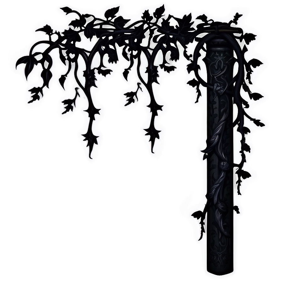 Dark Gothic Vine Png Xub93