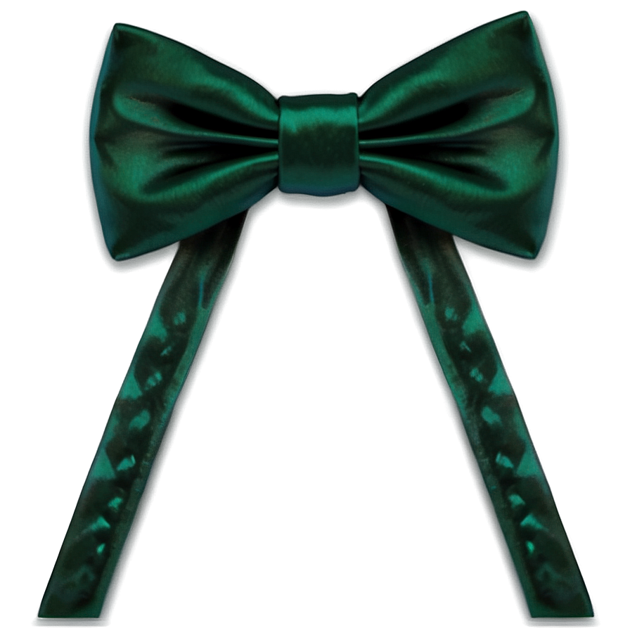 Dark Green Bow Tie Png 05252024