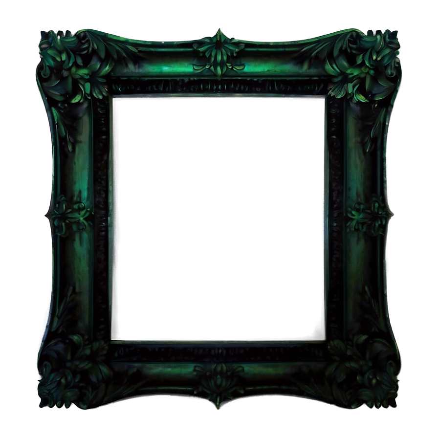 Dark Green Frame Png Mco75