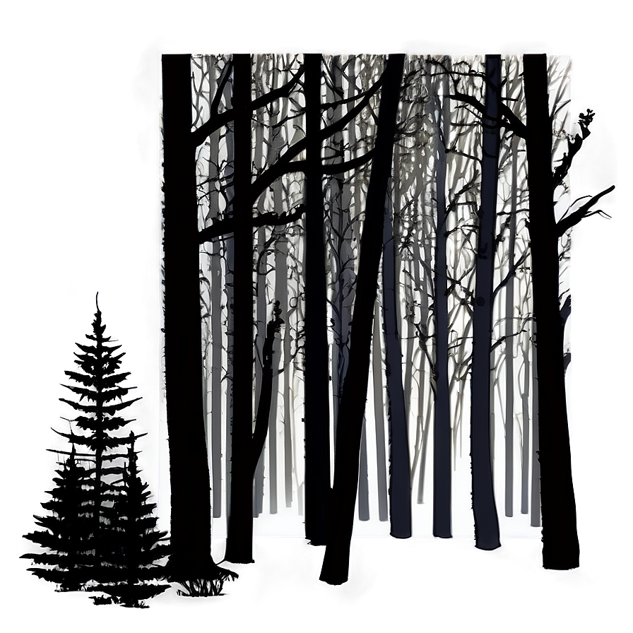 Dark Horror Forest Png 05062024