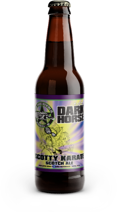 Dark Horse Scotty Karate Scotch Ale Beer Bottle