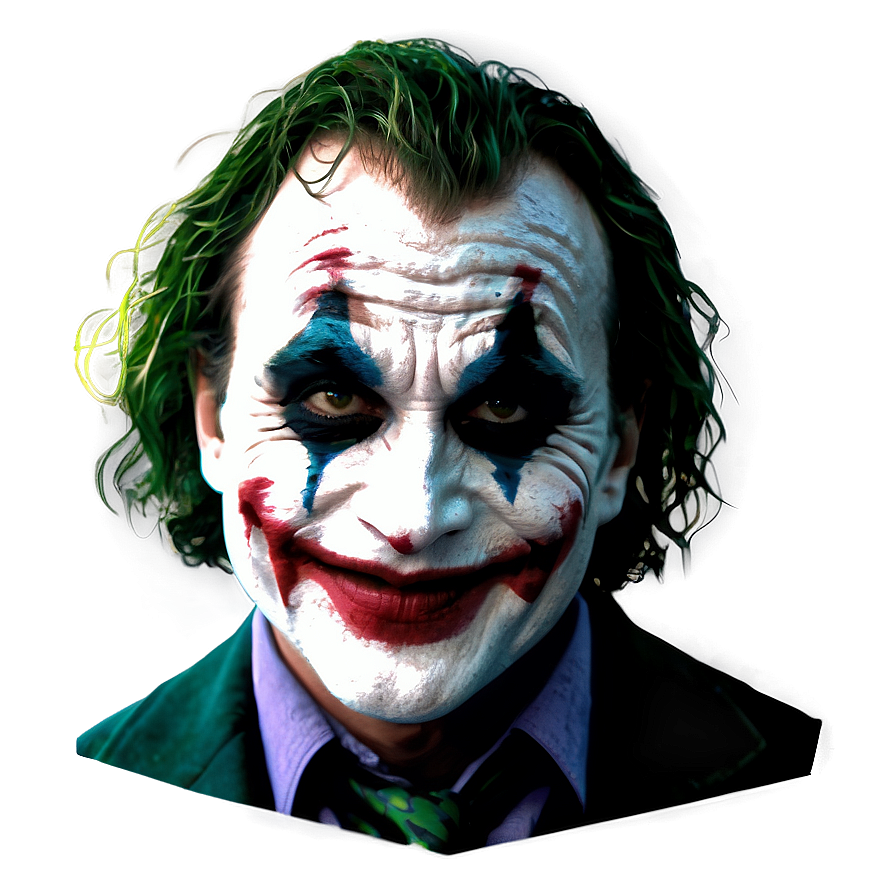 Dark Knight's Joker Smile Png 10