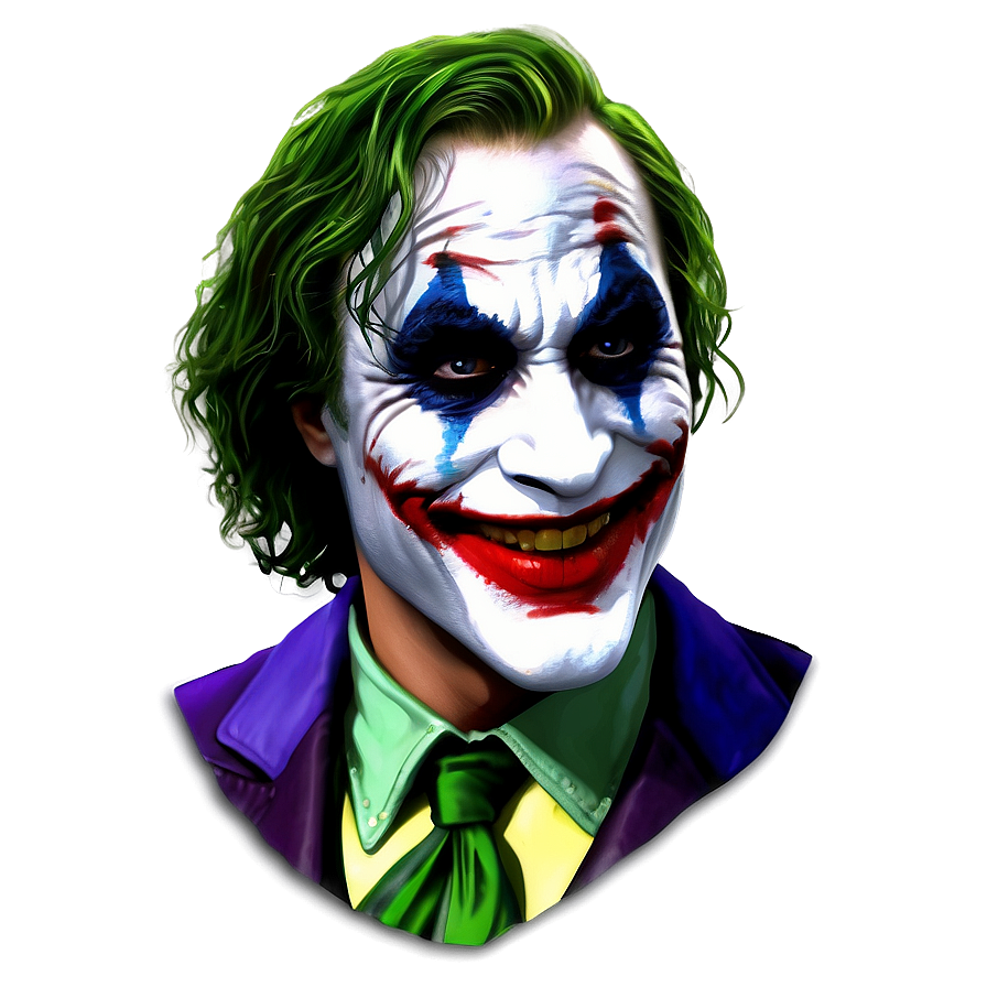 Dark Knight's Joker Smile Png 33