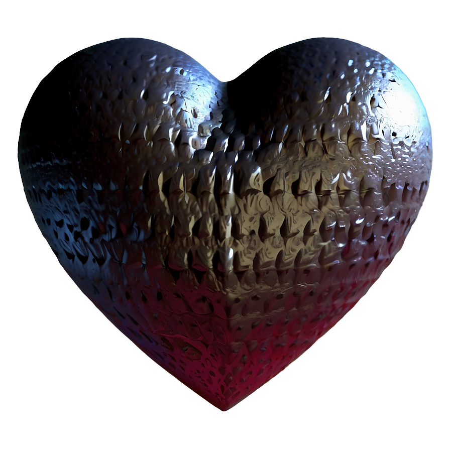 Dark Love Heart Png Fra