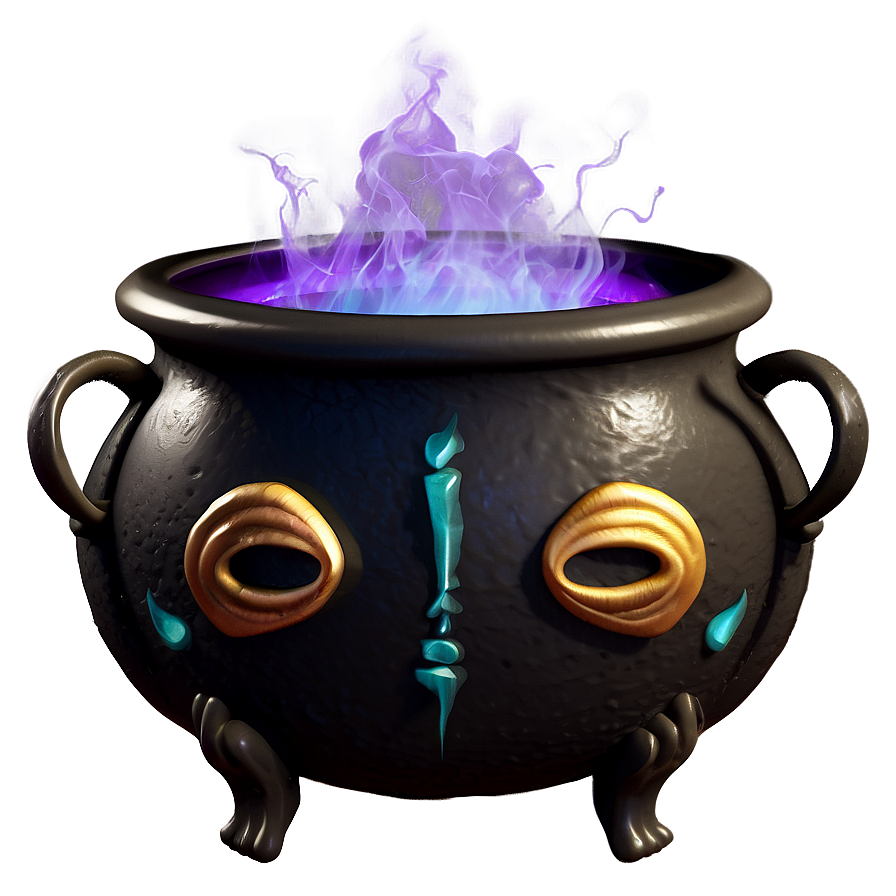 Dark Magic Cauldron Png Kcg73