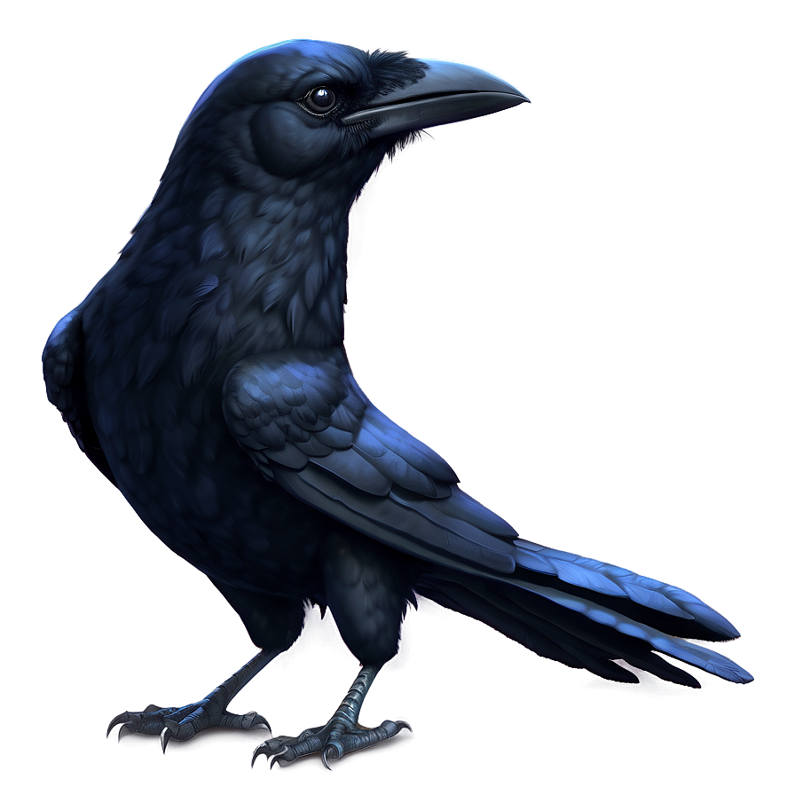 Dark Ominous Crow Png 05062024