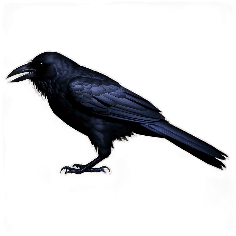 Dark Ominous Crow Png 53