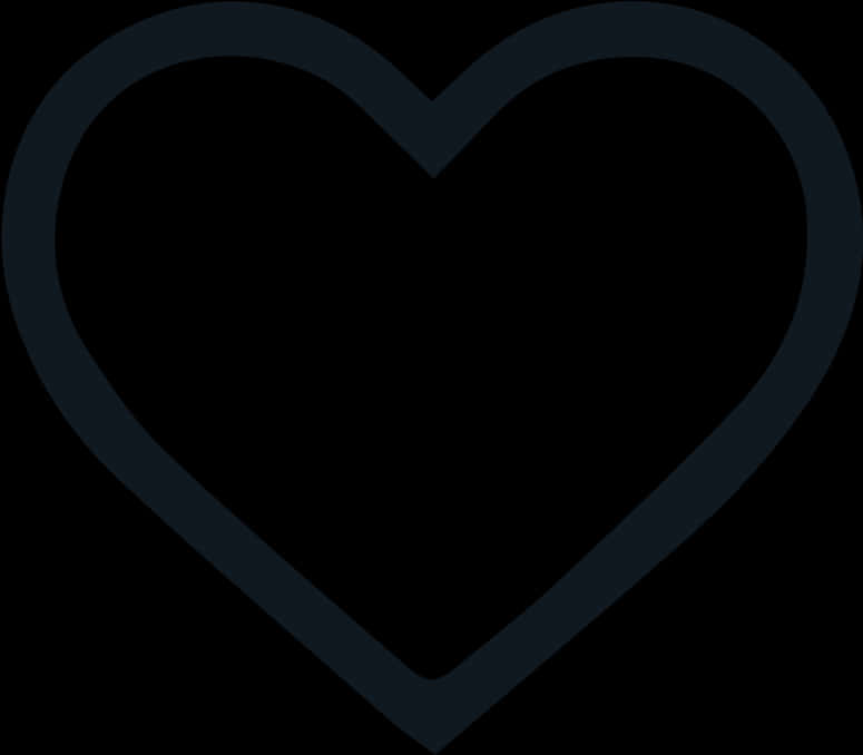 Dark Outline Heart Transparent Background.png