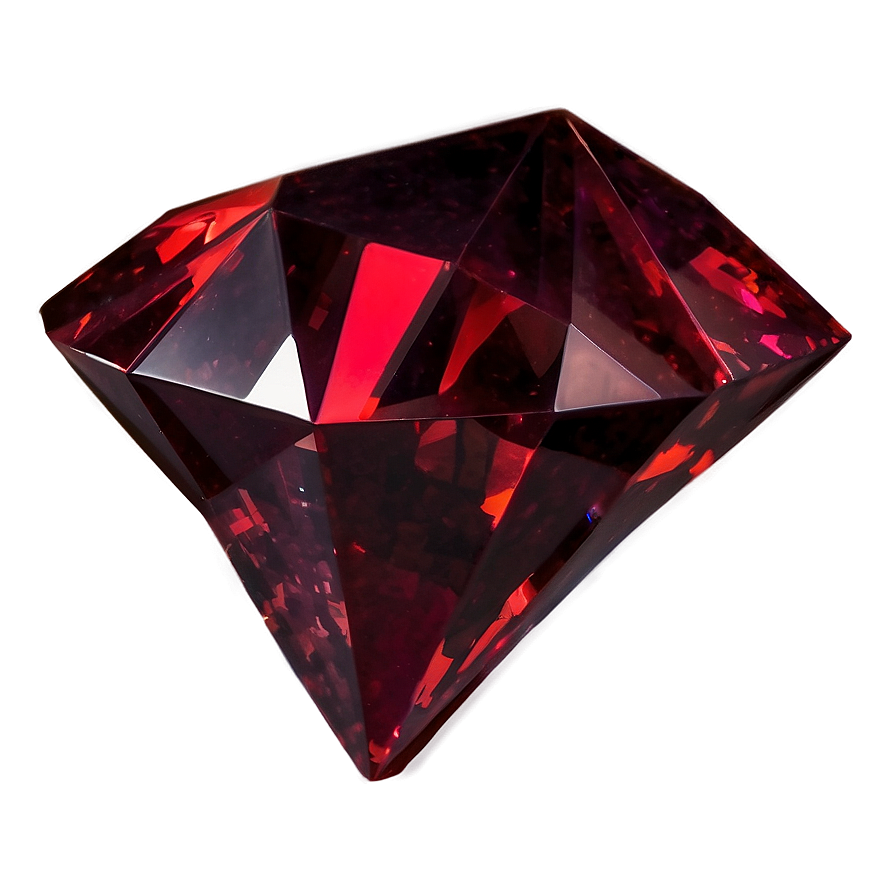 Dark Red Crystal Png 06242024