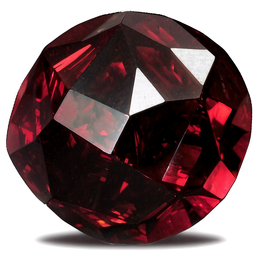 Dark Red Crystal Png 06242024