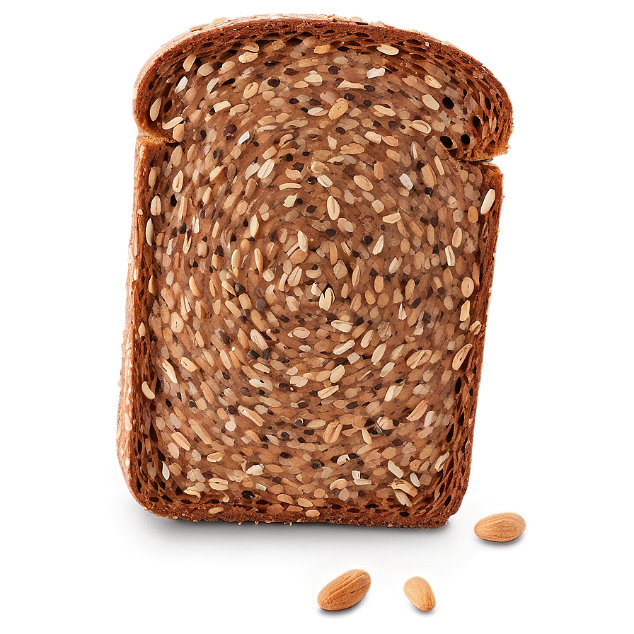 Dark Rye Bread Slice Png 54