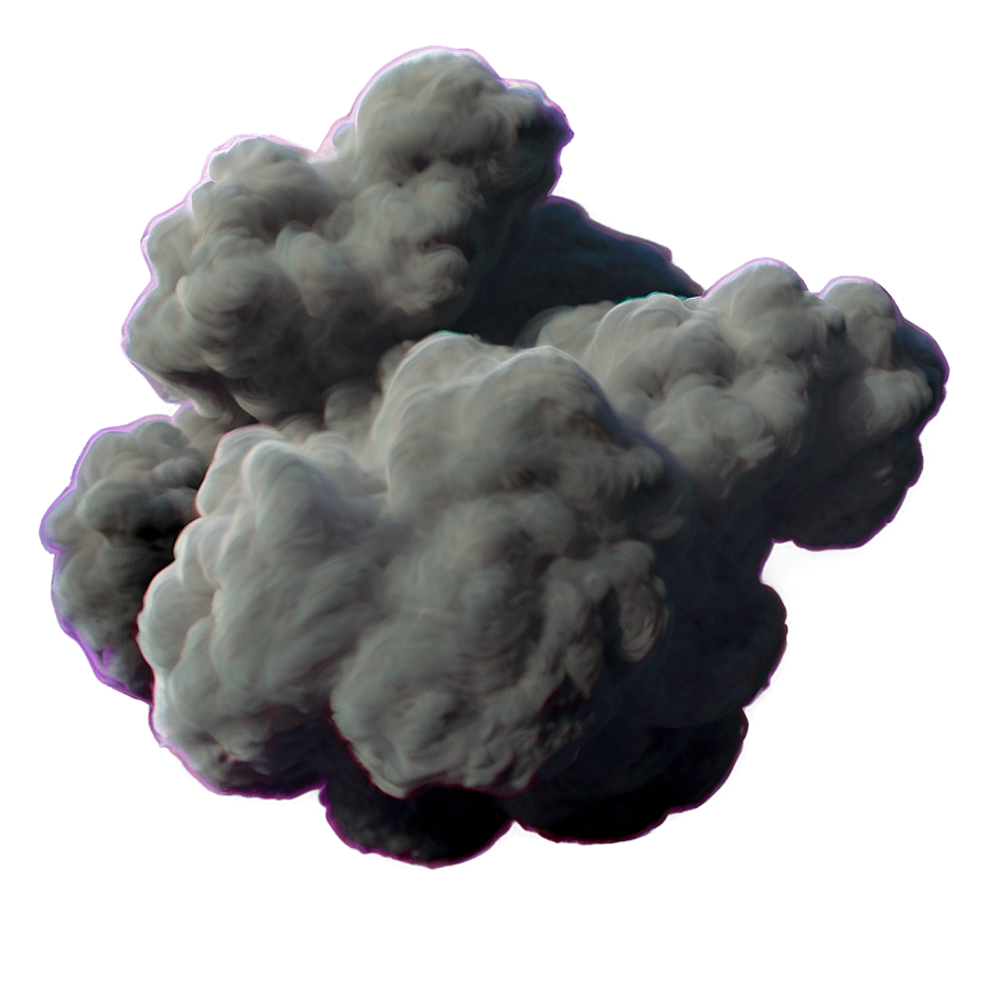 Dark Smoke Puff Png 38