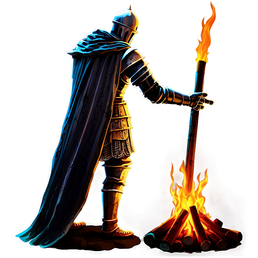 Dark Souls Bonfire Lit Png Vww