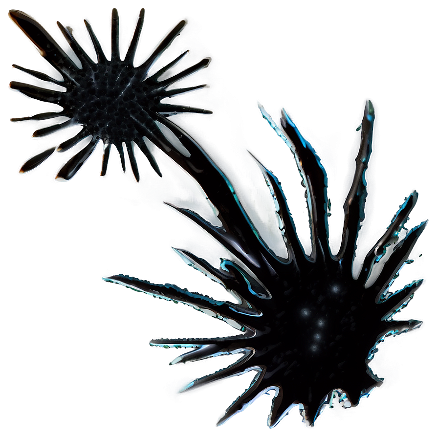 Dark Splash Black Splatter Png 06262024