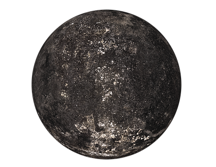 Dark Textured Celestial Body