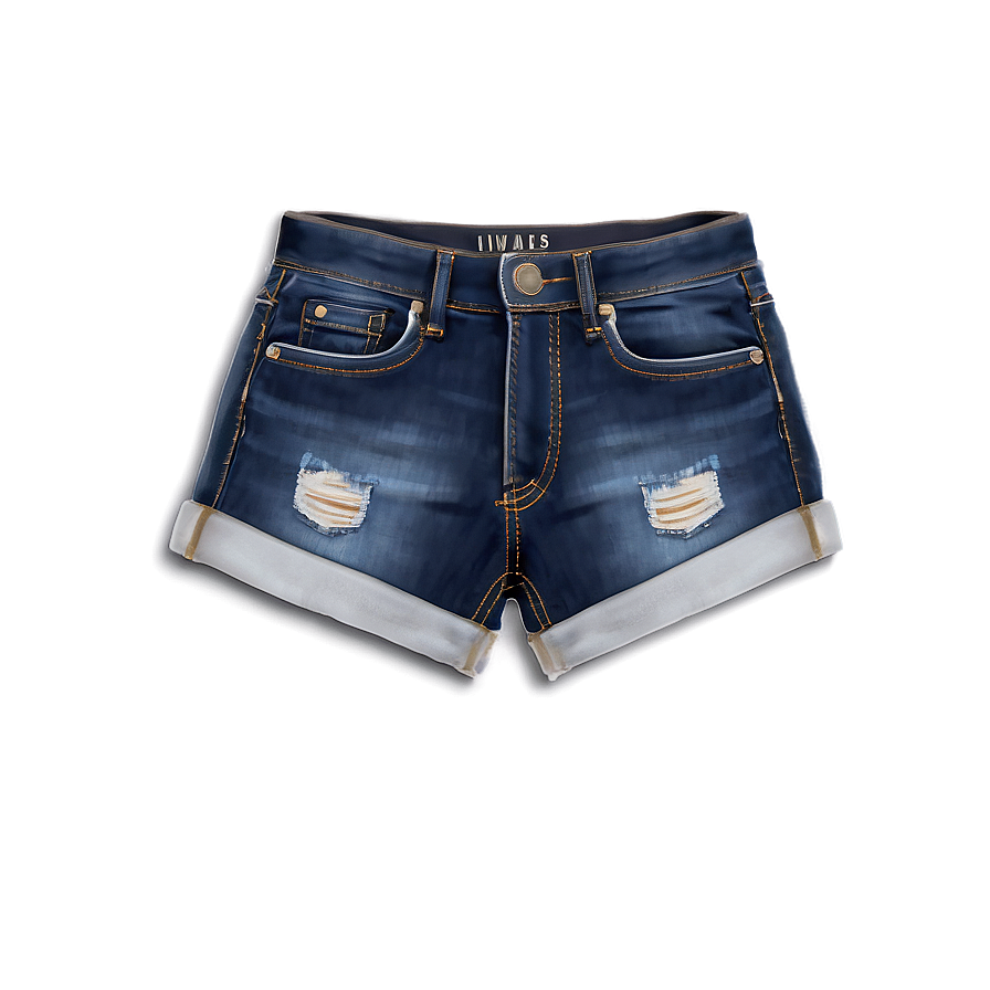 Dark Wash Jorts Png Iln37