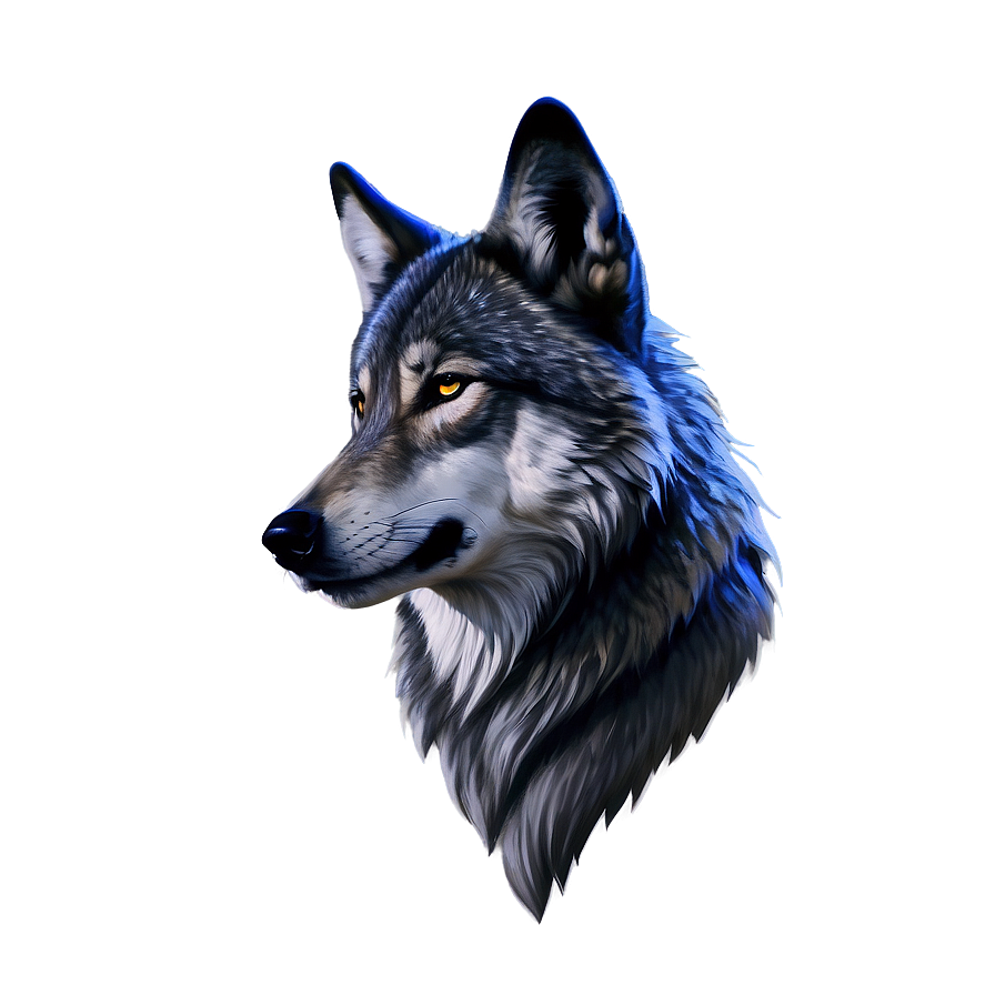 Dark Wolf Head Background Png Yxl63