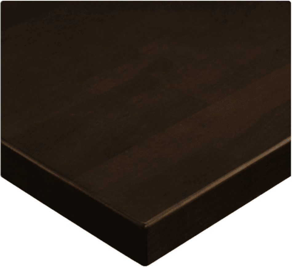 Dark Wooden Table Top View