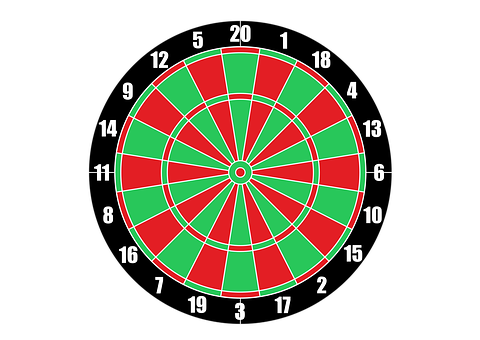 Dartboard Vector Illustration