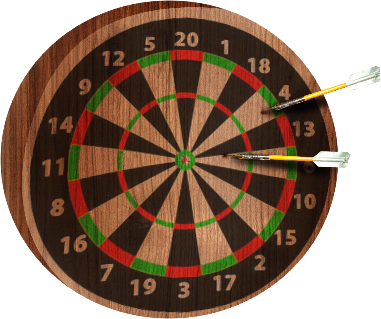 Dartboardwith Arrows