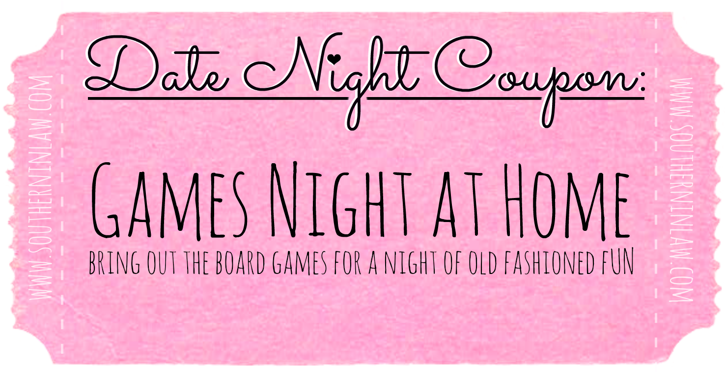 Date Night Games Coupon
