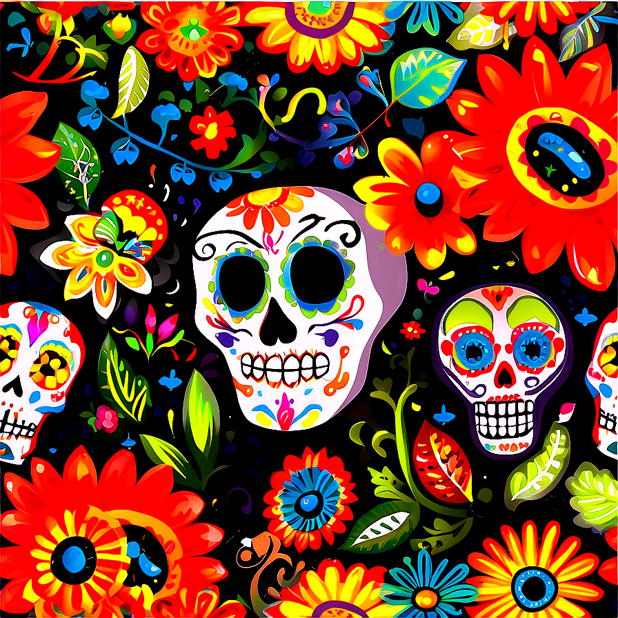 Day Of The Dead Family Gatherings Png Bol47