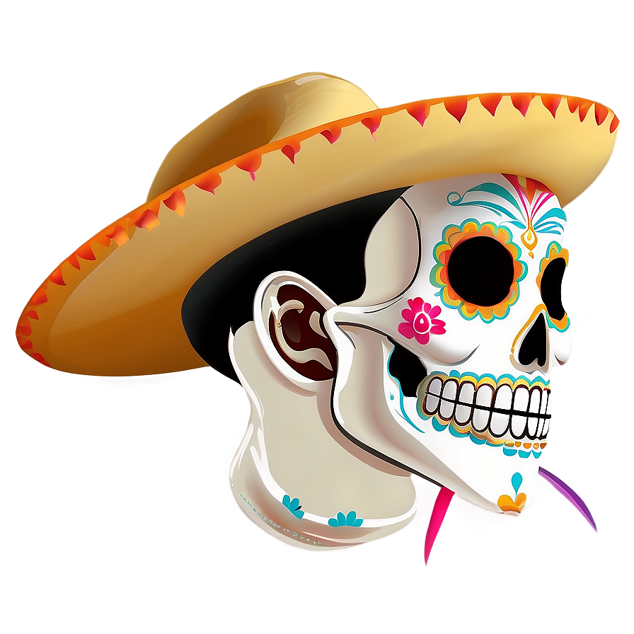 Day Of The Dead Mariachi Png Cck87