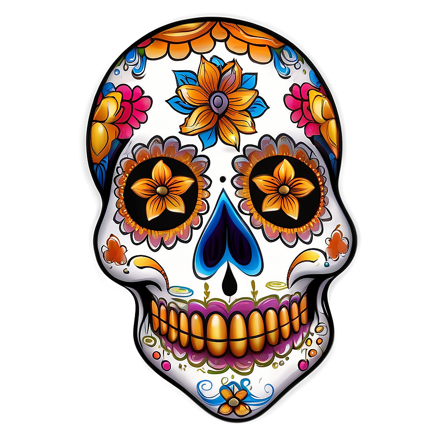 Day Of The Dead Tattoo Designs Png 57