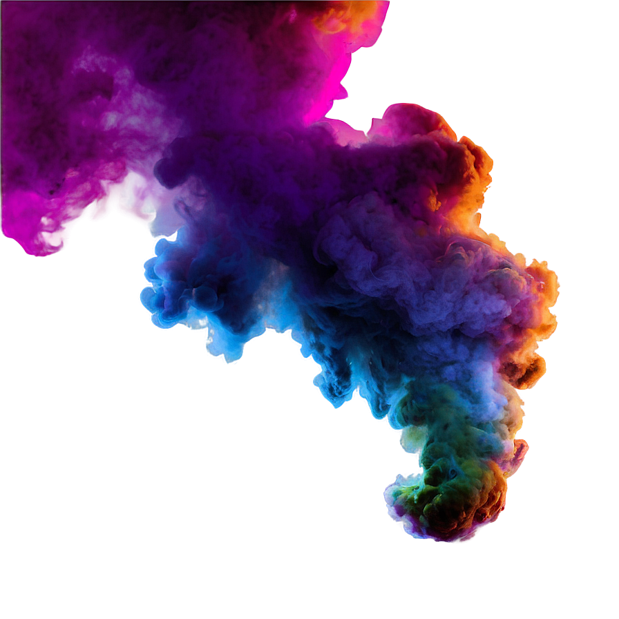 Dazzling Smoke Colors Png Bem