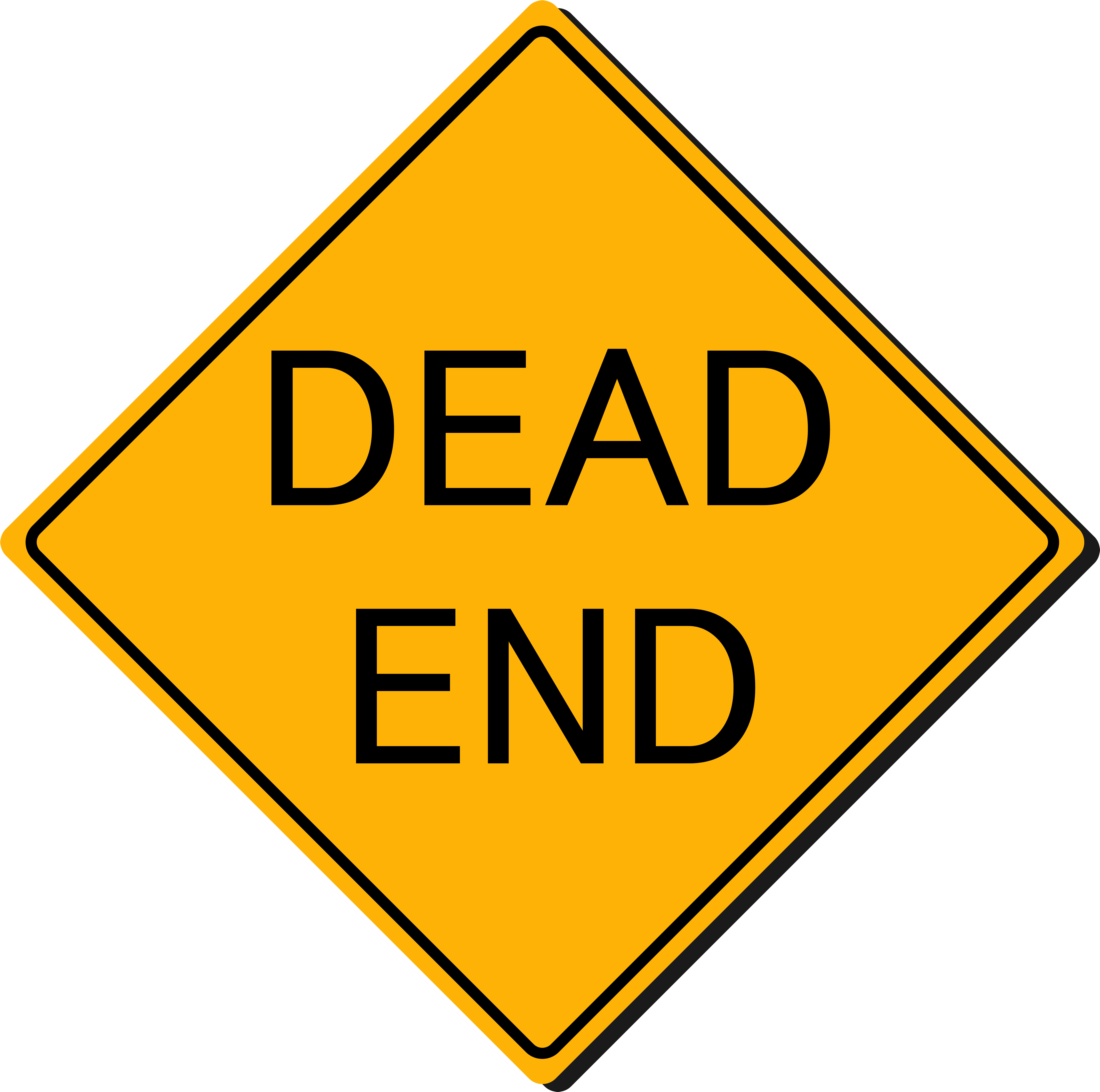 Dead End Traffic Sign