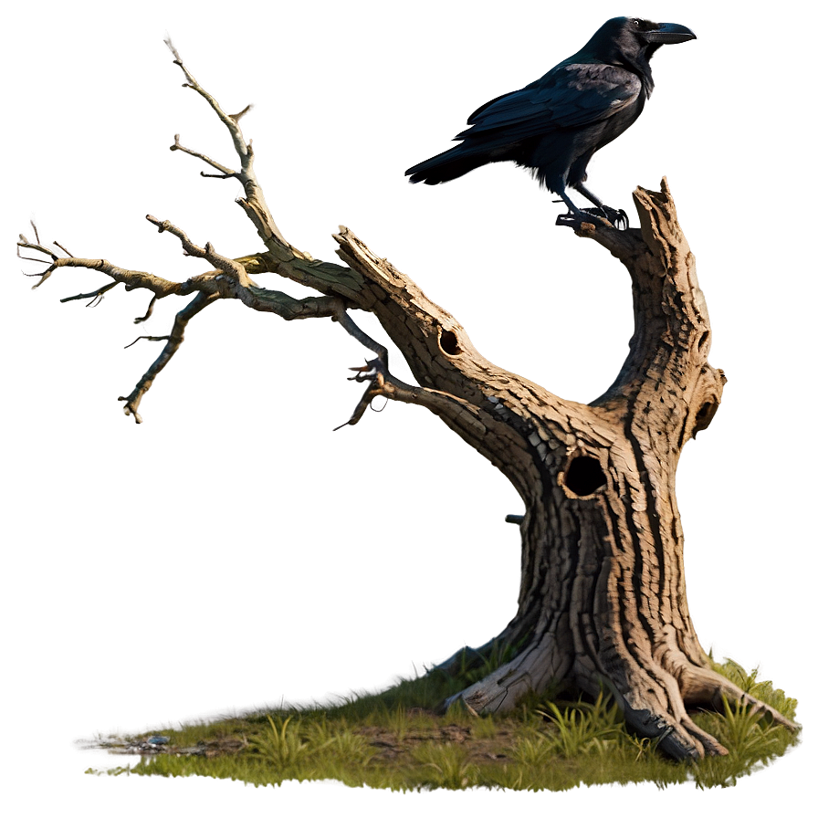 Dead Tree With Raven Png 05252024