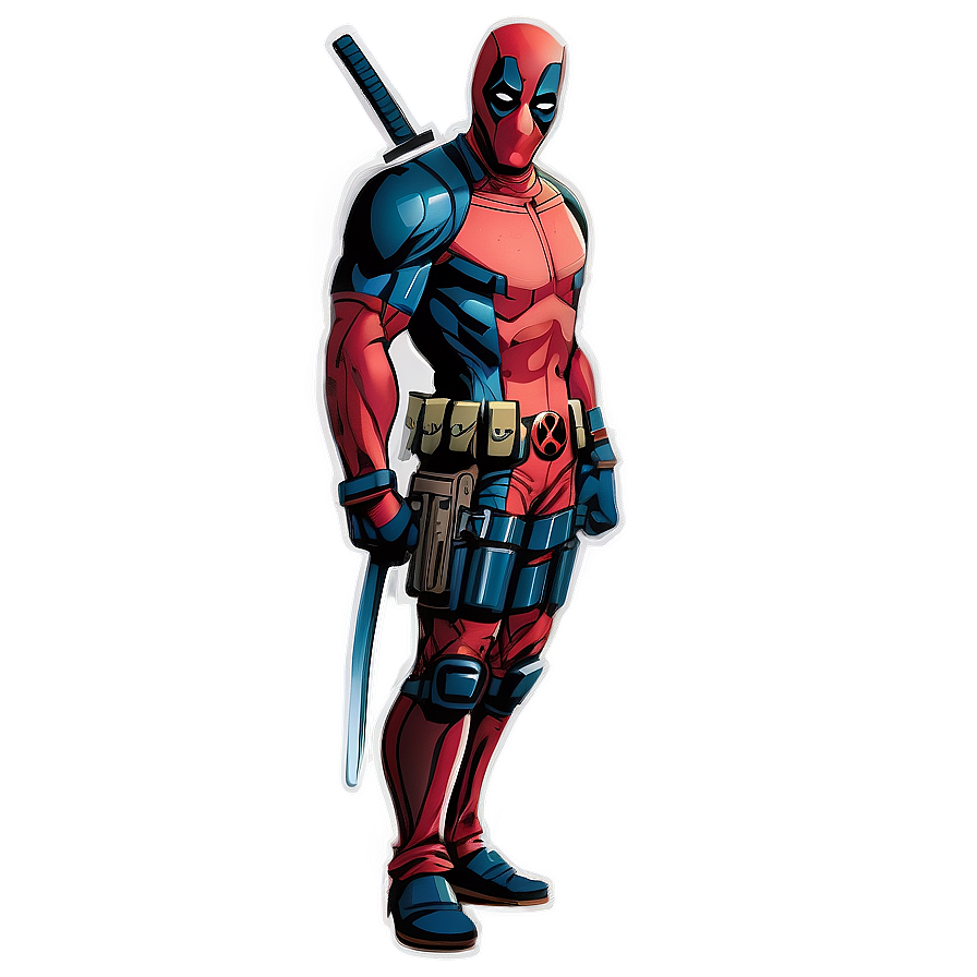 Deadpool Comic Style Png Yvf