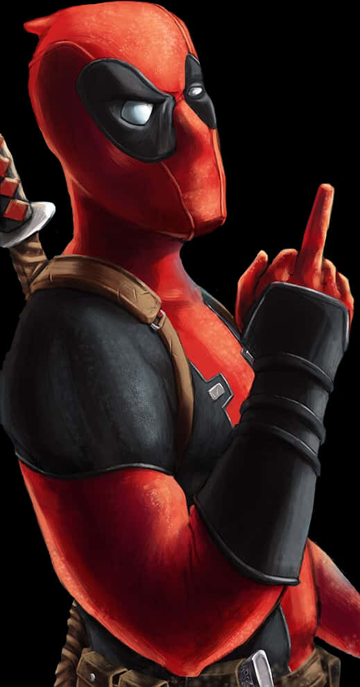 Deadpool_ Gesture_ Fan Art