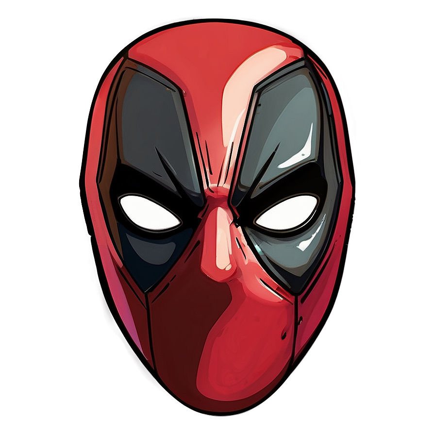 Deadpool Mask Illustration Png 05212024