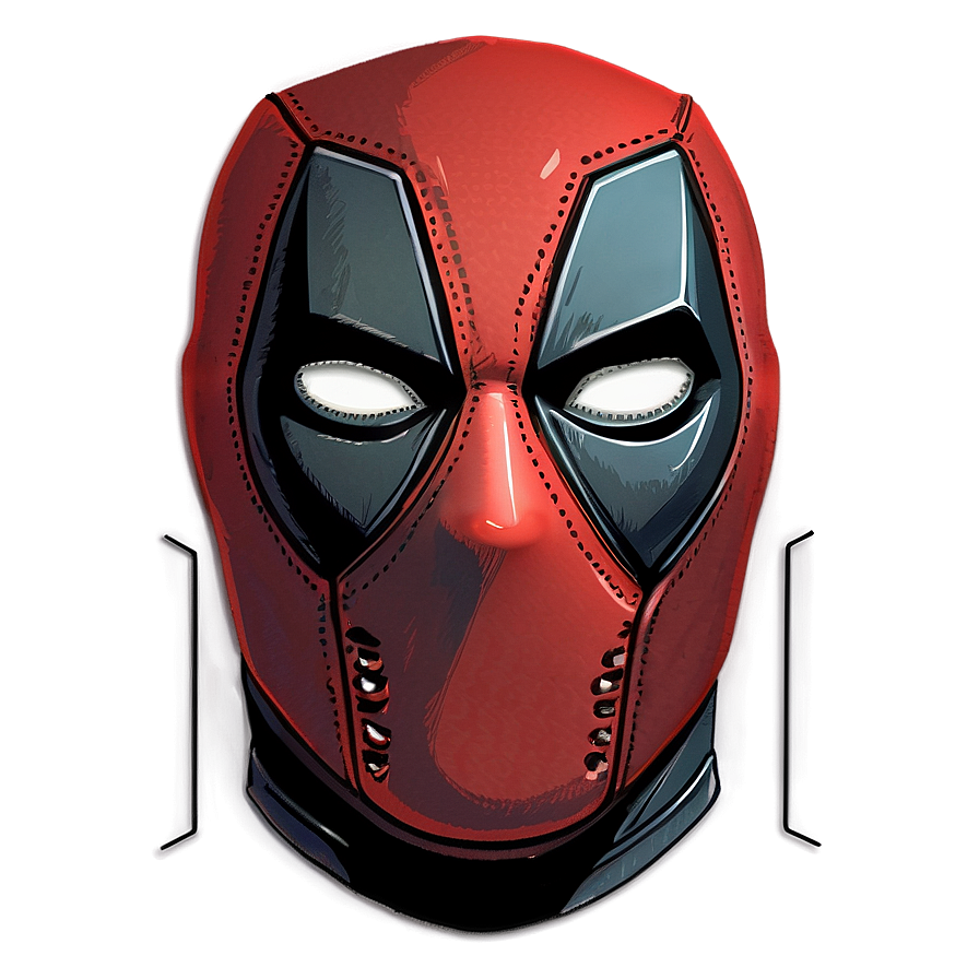 Deadpool Mask Illustration Png Xjh74