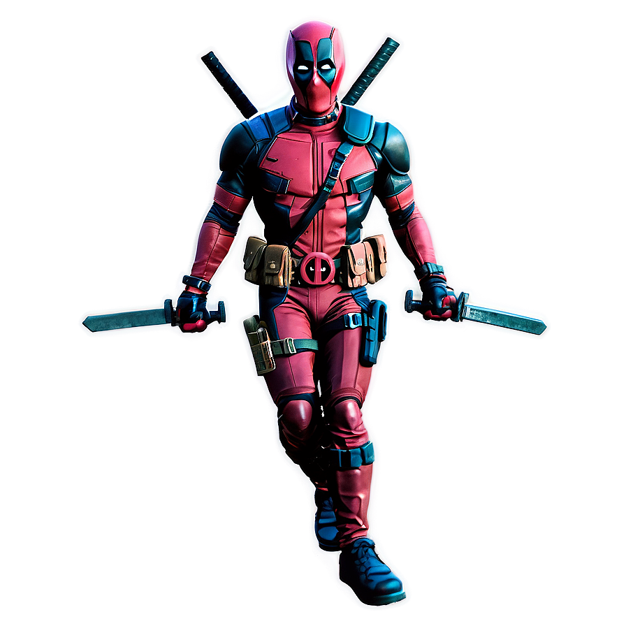 Deadpool Retro 80s Style Png 05212024