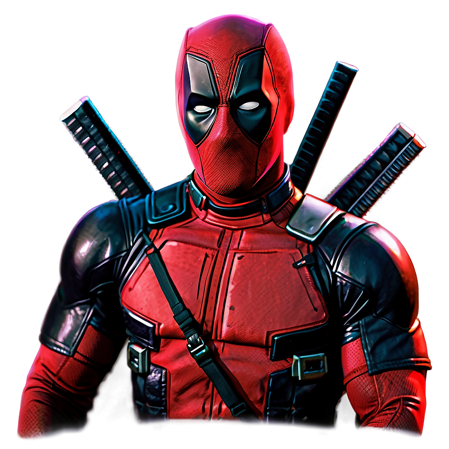 Deadpool Retro 80s Style Png Flp74