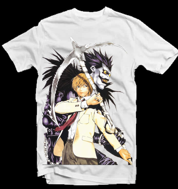 Death Note Ryukand Light T Shirt Design