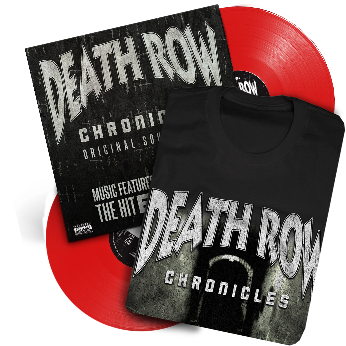 Death Row Chronicles Vinyl T Shirt Set