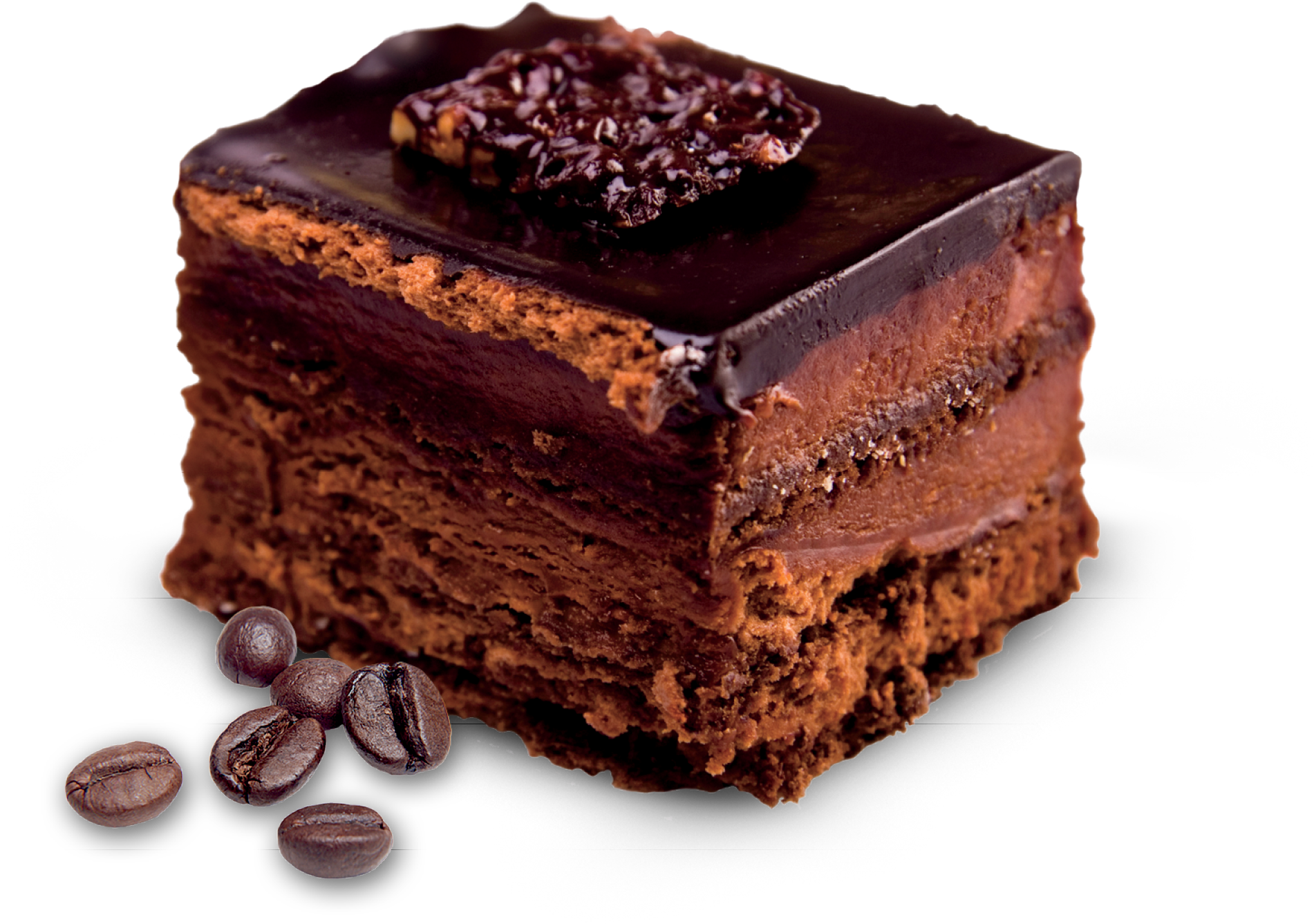 Decadent Chocolate Cake Slice