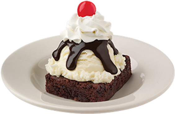 Decadent Hot Fudge Sundae Brownie