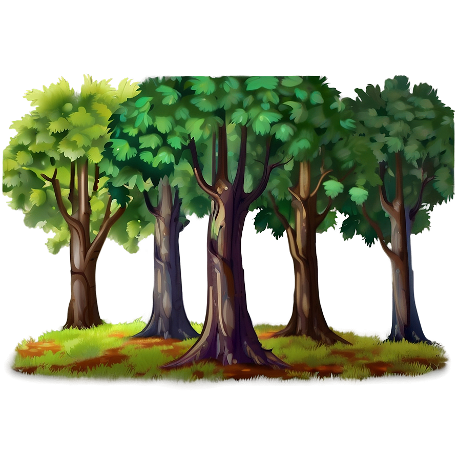 Deciduous Forest Clipart Png Aqh36