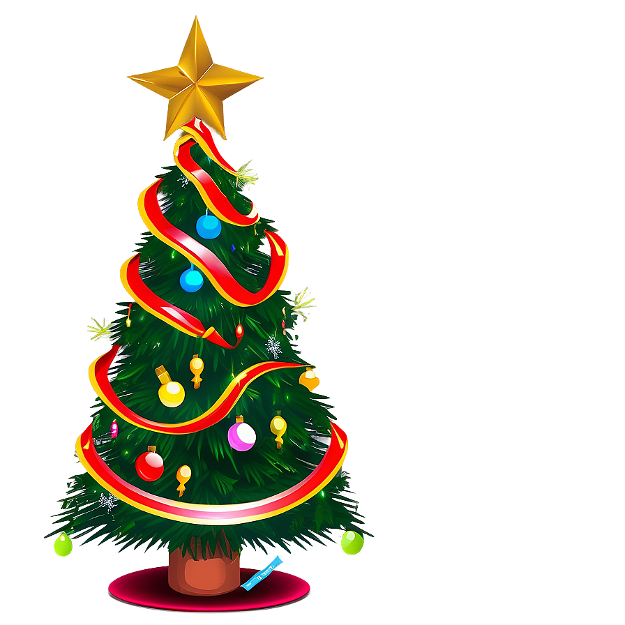 Decorated Christmas Eve Tree Png Rvj