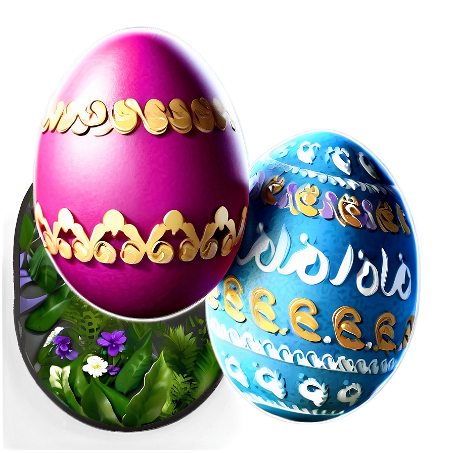 Decorated Easter Egg Png 05212024