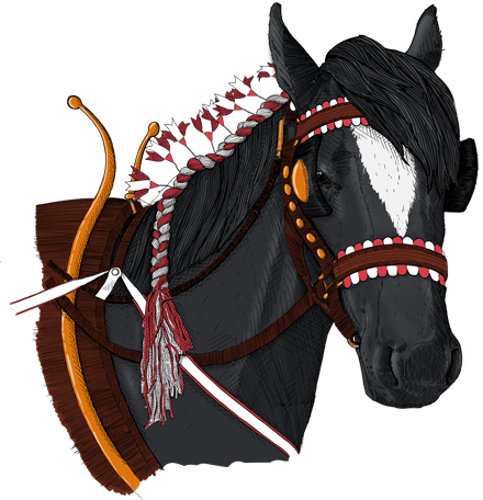 Decorated Horse Portrait