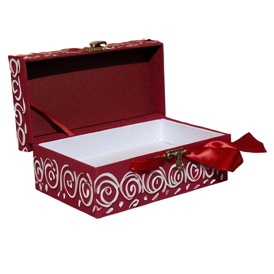 Decorated Shoe Box For Valentine’s Day Png Wsg32